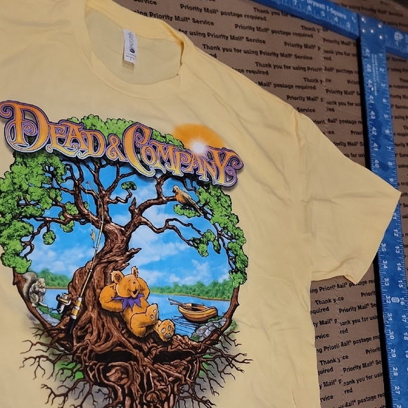 Next Level Grateful Dead Dead & Company Apparel Yellow Graphic Tee - Picture 5 of 13